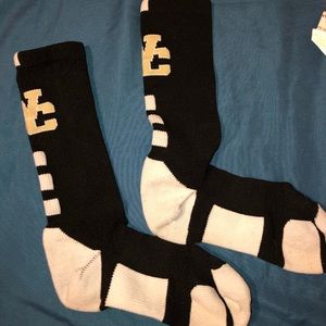 WC logo crew socks